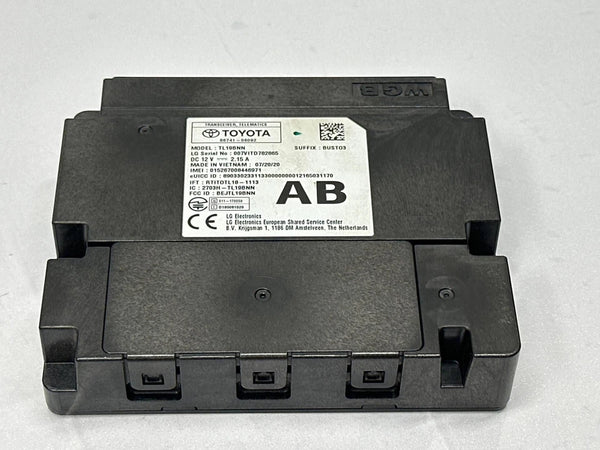 2021 TO 2023 TOYOTA COROLLA TELEMATICS CONTROL MODULE COMMUNICATION UNIT OEM 8674106092