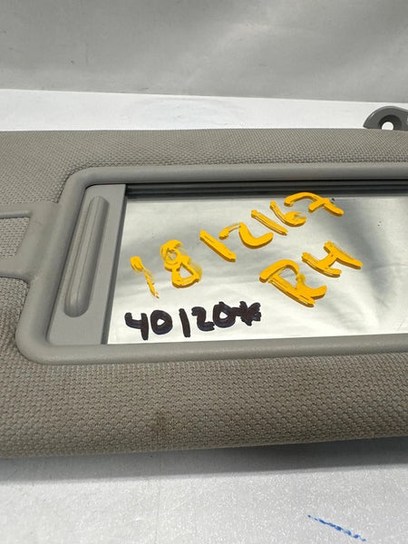 2015 TO 2019 HYUNDAI SONATA SUN VISOR RIGHT SIDE VIN 3 ASSY OEM 85202C2000TRY