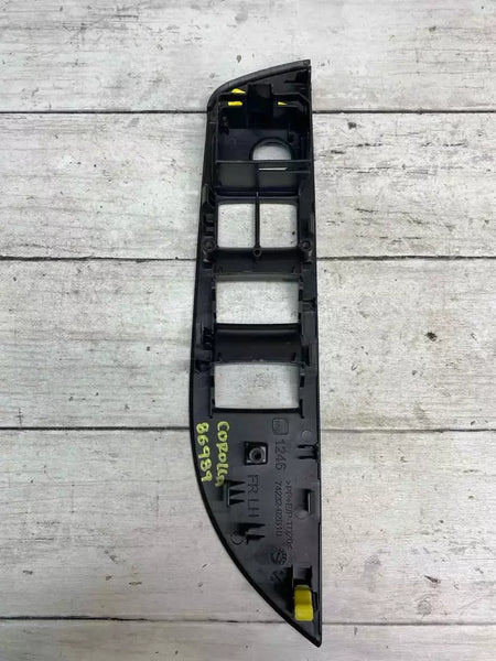 Toyota Corolla master switch cover trim 2020 front left driver OEM 7423202B10