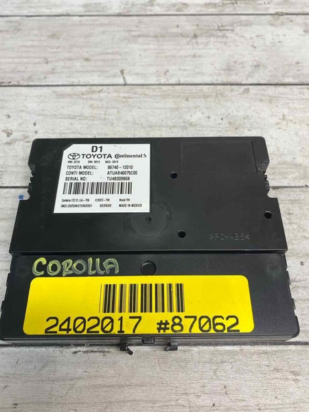 Toyota Corolla transceiver telematics control module 2020 to 2022 OEM 8674012010