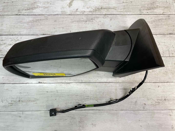 Chevrolet Silverado door mirror 2014 2019 left side black textured OEM 84342028