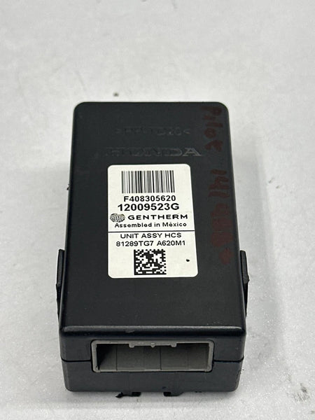 2019 HONDA PILOT HEAT CONTROL FRONT LEFT DRIVER SIDE SEAT ASSY OEM 81289TG7A62