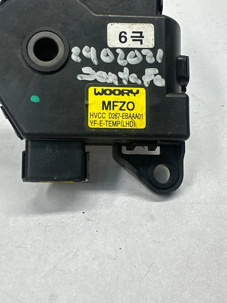 2018 HYUNDAI SANTA FE AIR FLAP MOTOR ACTUATOR MOTOR HVAC AC ASSY OEM D267EBAAA01