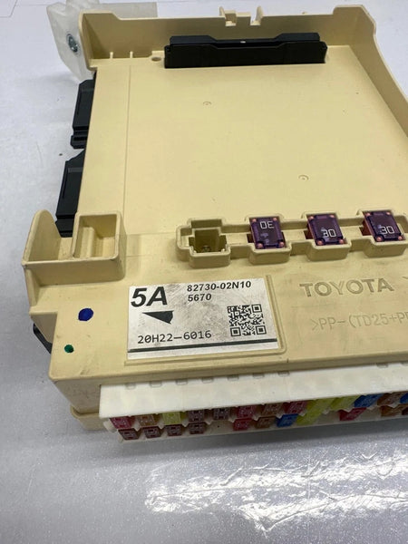 2021 TOYOTA COROLLA MULTI NETWORK CONTROL BCM MODULE UNIT ASSY OEM 8273002N10