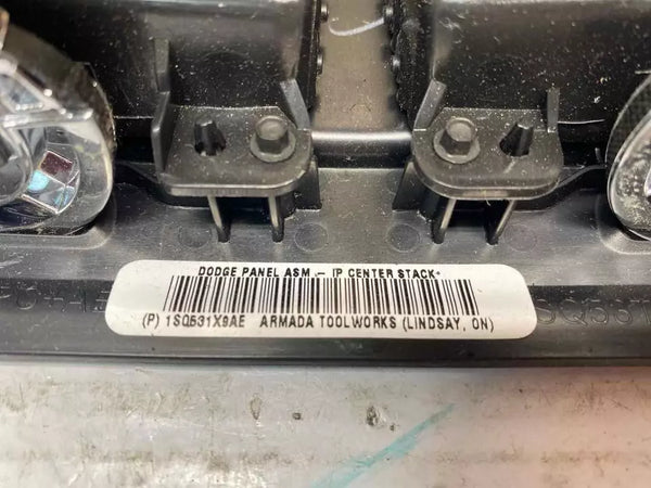 2018 DODGE CARAVAN VENTILADOR DE AIRE ACONDICIONADO CONTROL DE CLIMATIZACIÓN TABLERO CENTRAL PANEL DE MOLDURA OEM 1SQ531X9AE