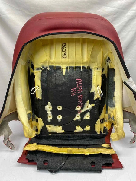 2020 ALFA ROMEO GIULIA FRONT SEAT RIGHT SIDE UPPER CUSHION ONLY RED LEATHER OEM