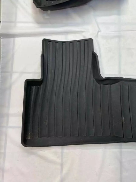 Acura RDX plastic floor mat 2018 complete set OEM front driver has a hole