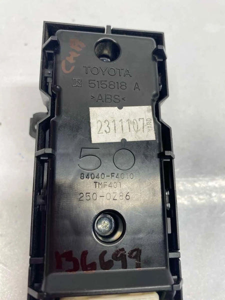 2021 TO 2022 TOYOTA CHR WINDOW SWITCH DRIVER MASTER WINDOW SWITCH ASSY OEM 84040F4010