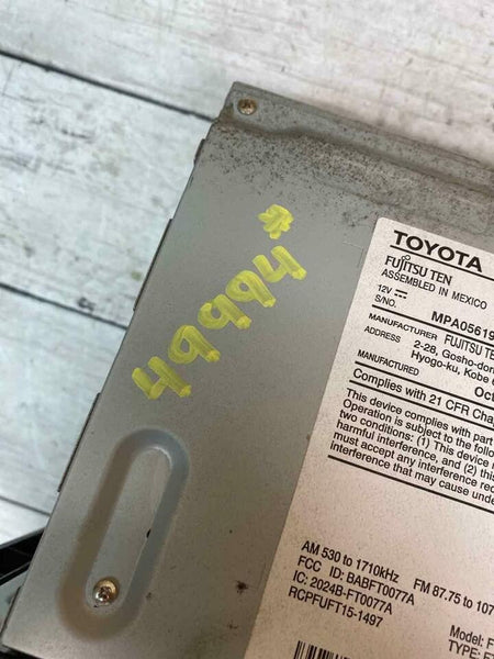 Radio AM/FM para Toyota Corolla 2017-2019 con pantalla y receptor OEM 8614002520 100639