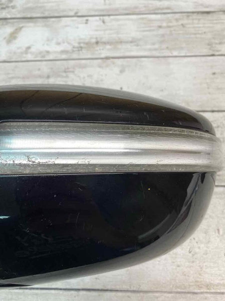 Hyundai Genesis door mirror 2009 to 2014 left side OEM black sedan 876103MDD0