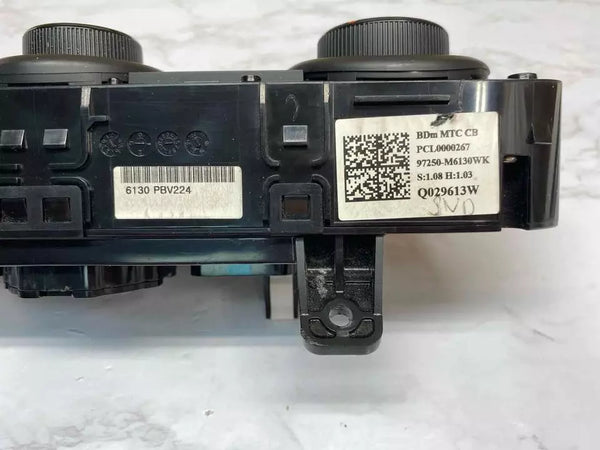 19 20 21 KIA FORTE CONTROL DE CLIMATIZACIÓN PANEL DE CALEFACCIÓN Y AIRE ACONDICIONADO SED MANUAL OEM 97250M6130WK