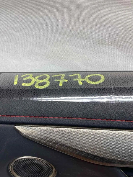 2021 LEXUS NX300 DOOR PANEL TRIM REAR RIGHT SIDE ASSY OEM 74650X1B01 BLACK/RED