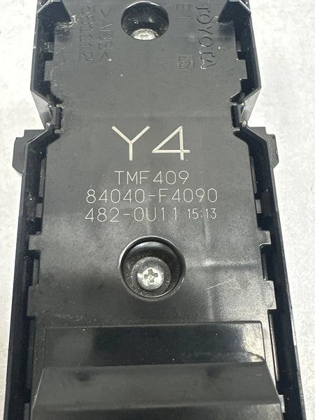 2021 TO 2022 TOYOTA CHR MASTER SWITCH FRONT DRIVER SIDE ASSEMBLY OEM 84040F4090