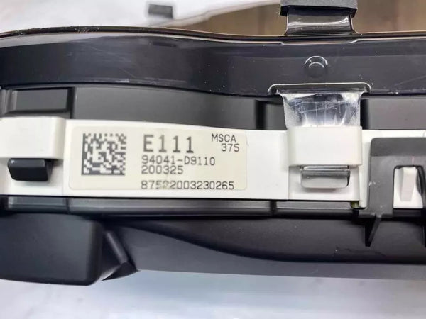 20 21 KIA SPORTAGE TABLERO DE INSTRUMENTOS VELOCÍMETRO PANTALLA DE 3.5" OEM DE EE. UU. 94041D9110