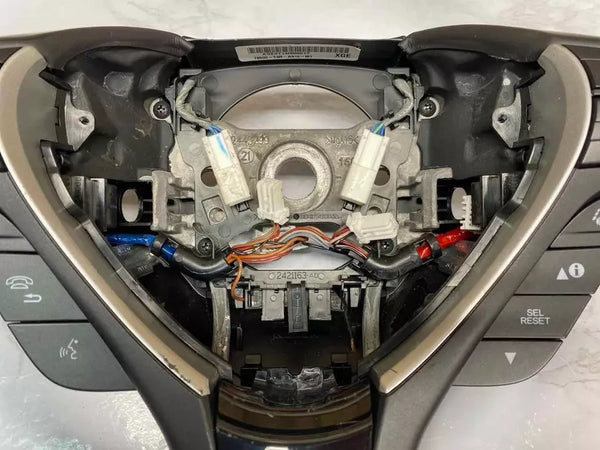 19 20 21 22 VOLANTE ACURA ILX NEGRO CON COSTURAS ROJAS DE CUERO ASPEC OEM 78501TX6A81ZE