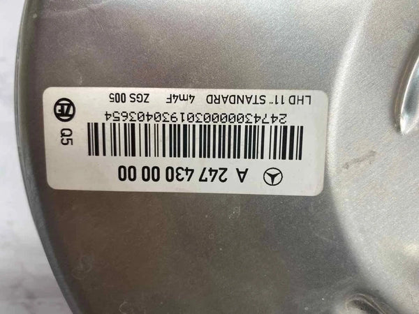 2020 TO 2022 MERCEDES CLA250 POWER BRAKE BOOSTER MASTER CYLINDER OEM 2474300000