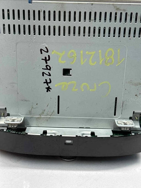 2017 CHEVY CRUZE RADIO AM FM DISPLAY SCREEN 7.0" SATELLITE RECEIVER OEM 42518017