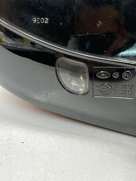 2020 HYUNDAI SANTA FE DOOR MIRROR LEFT SIDE ASSY OEM 87610S2210 BLIND SPOT RED