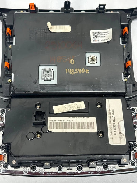 2019 TO 2022 JEEP GRAND CHEROKEE CLIMATE CONTROL HVAC PANEL OEM WK BODY 68388550AB