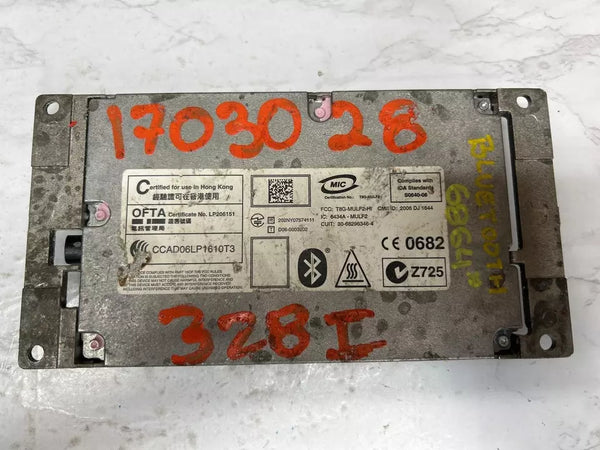 2007 8 9 10 11 BMW 328 UNIDAD DE MÓDULO DE COMUNICACIÓN DE CONTROL BLUETOOTH OEM 84109229740