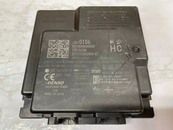 18 19 20 21 22 BUICK ENCORE MÓDULO DE CONTROL DE BLOQUEO ANTIRROBO CON ENTRADA SIN LLAVE OEM 13510106