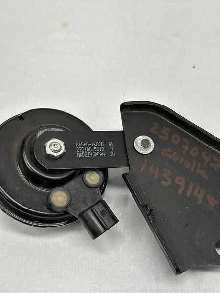 20 TO 23 TOYOTA COROLLA HIGH HORN SIREN PITCH HI NOTE TONE ASSEMBLY OEM 8656016020