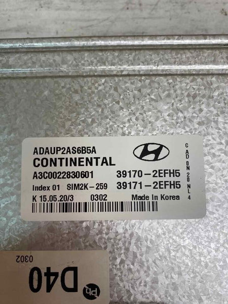 ENGINE CONTROL MODULE ELANTRA 2020 HYUNDAI SEDAN 2.0L KOREAN OEM 391712EFH5