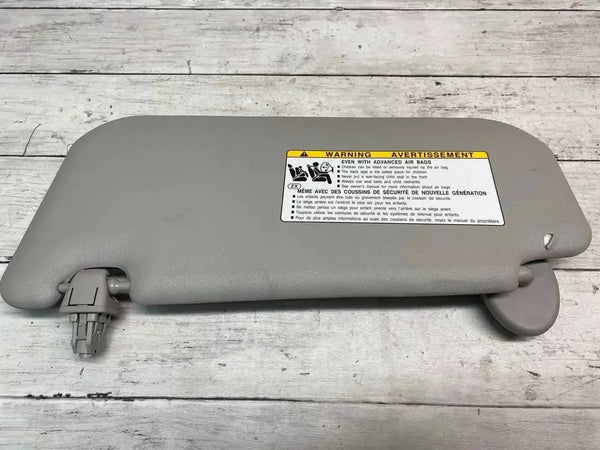 Toyota CHR sun visor 20 22 right side OEM gray w/o illumination OEM 7431012J70B0