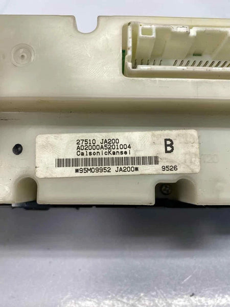 2007 TO 2009 NISSAN ALTIMA CLIMATE CONTROL HVAC MANUAL PANEL S MODEL OEM 27510JA200