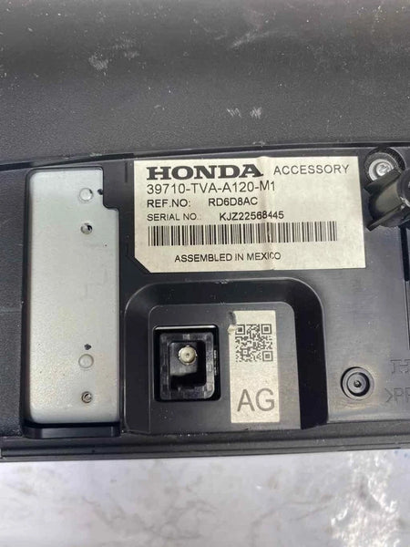 2018 TO 2022 HONDA ACCORD RADIO AM FM DISPLAY SCREEN 8.0" ASSY OEM 39710TVAA12