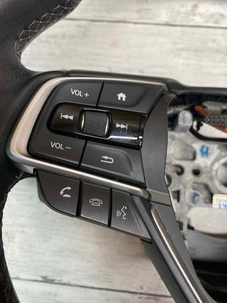 Honda Accord steering wheel 2018 to 2022 black color leather OEM 78501TVAA10ZA