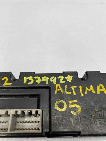 2005 2006 NISSAN ALTIMA CLIMATE CONTROL HVAC AC MANUAL PANEL ASSY OEM 27500ZB010