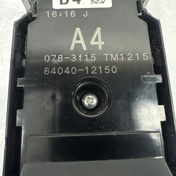 2023 TO 2024 TOYOTA COROLLA MASTER SWITCH FRONT LEFT SWITCH ASSY OEM 8404012150