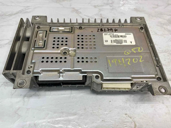 2015 INFINITI Q50 RADIO AM FM AMPLIFIER MODULE UNIT BOSE SYSTEM 3.7L 280614GA2A