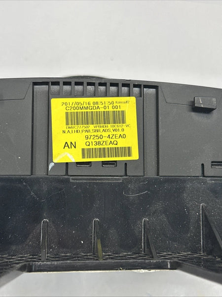 2018 2019 HYUNDAI SANTA FE CLIMATE CONTROL HVAC AC PANEL UNIT SWB OEM 972504ZEA0