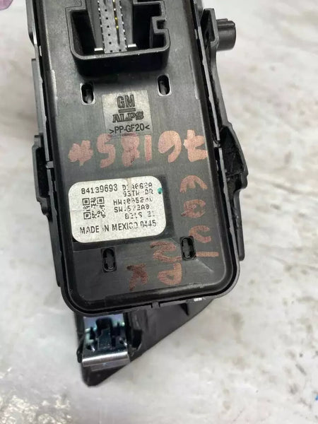 2018 TO 2024 CHEVROLET EQUINOX MASTER SWITCH FRONT LEFT DRIVER SIDE DOOR OEM 84139693