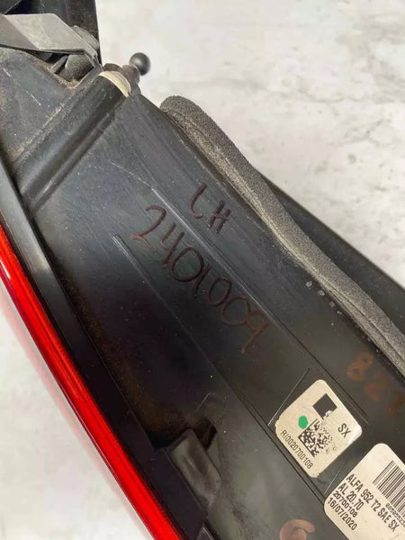 2020  ALFA ROMEO GIULIA TAIL LIGHT TAIL LIGHT INNER LEFT SIDE ASSY OEM 952T2SAE