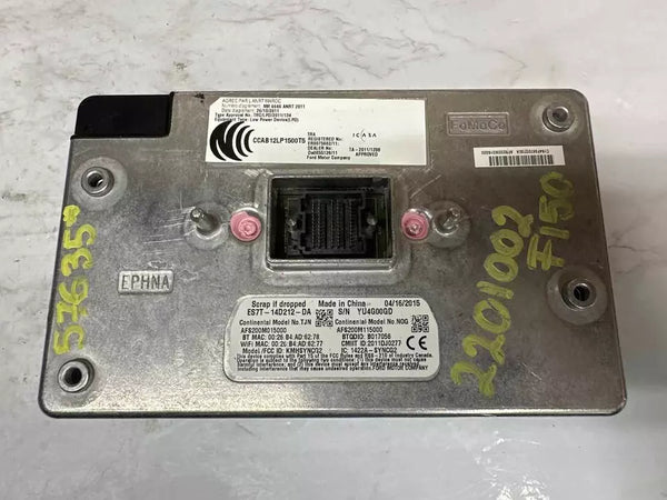 15 16 FORD F150 CONTROL DE COMUNICACIÓN MÓDULO DE SINCRONIZACIÓN DE RECONOCIMIENTO DE VOZ OEM ES7T14D212DA