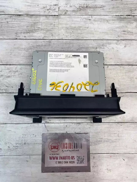 Honda Civic radio am fm 19 20 display screen & receiver assy OEM 39100TGGA81