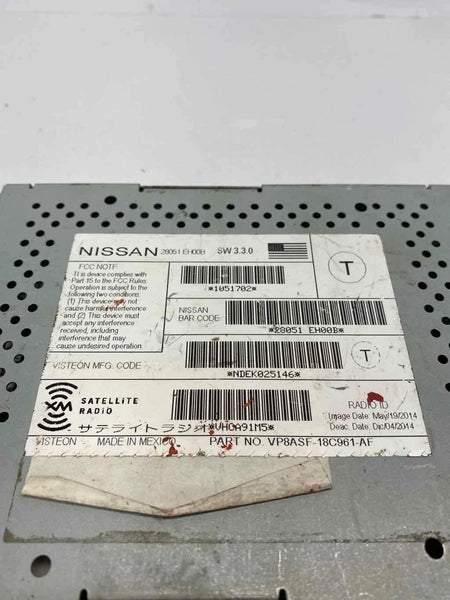 2015 INFINITI Q40 RADIO AM FM TUNER MODULE UNIT SEDAN ASSEMBLY OEM 28051EH00B
