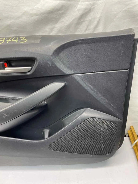 2017 TO 2019 TOYOTA COROLLA DOOR PANEL TRIM FRONT LEFT SIDE OEM 67612X1709 BLACK SEDAN