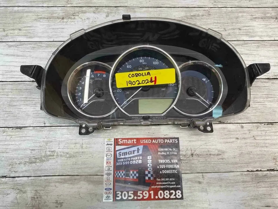 Toyota Corolla cluster speedometer 2014 2016 1.8L sedan OEM