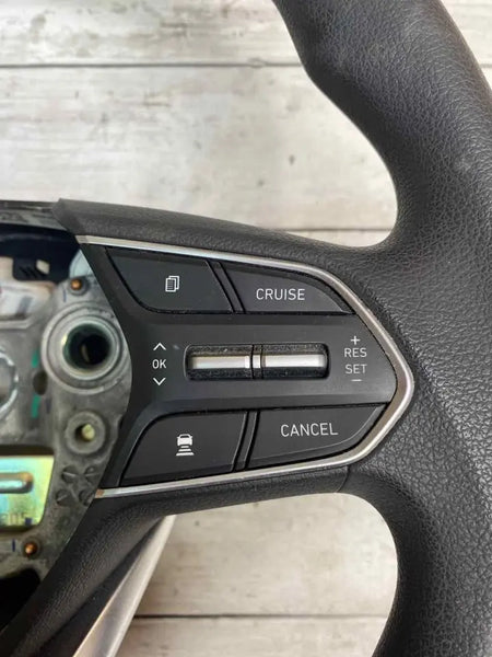 Volante Hyundai Santa Fe 19 a 20 sem couro sem híbrido OEM 56100S1050NNB