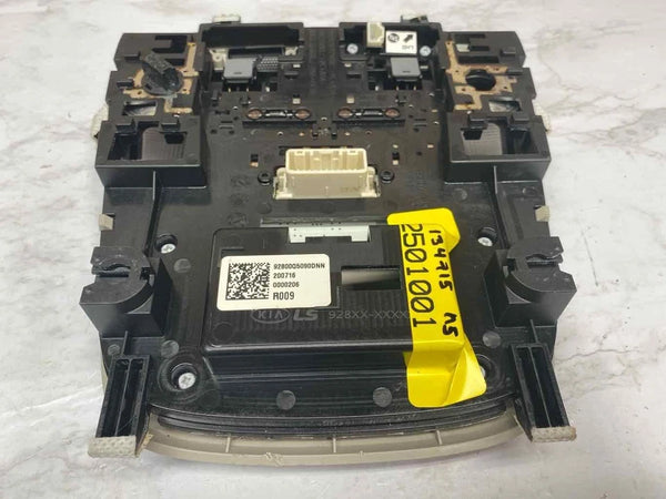 2021 KIA K5 OVERHEAD CONSOLE DOOM CENTER ROOF LIGHT ASSEMBLY OEM 92800Q5090DNN
