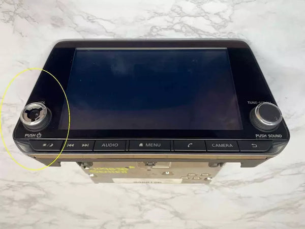 20 21 22 NISSAN SENTRA RADIO AM FM RECEPTOR CON NAVEGACIÓN ASSY OEM 2591A6LB0A