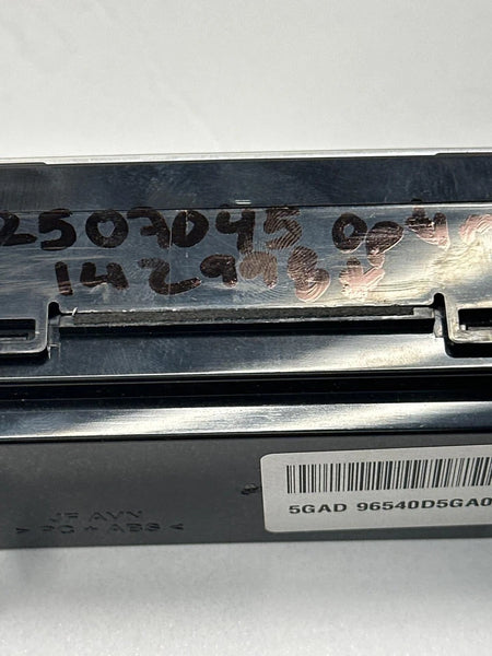2019 2020 KIA OPTIMA RADIO AM FM CONTROL PANEL ASSEMBLY OEM 96540D5GA0 US MARKET