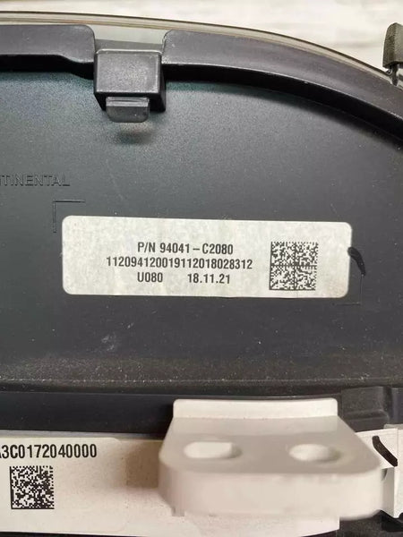 Hyundai Sonata cluster speedometer 19 us market 2.4L 3.5" display 94041C2080 OEM