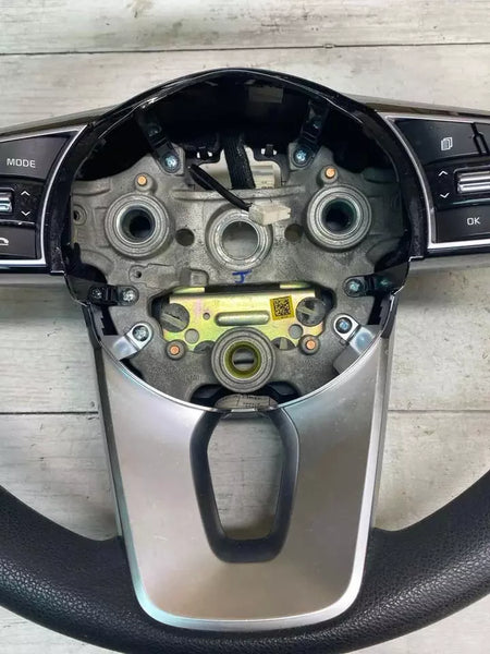 Volante Kia Optima 19 20 s/ couro s/ híbrido preto OEM 56100D4FC0WK