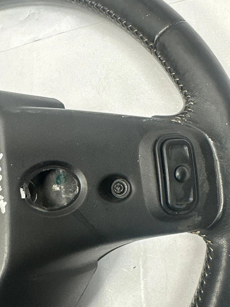 2017 2018 NISSAN ROGUE SPORT STEERING WHEEL BLACK ASSEMBLY OEM 484306MA4A