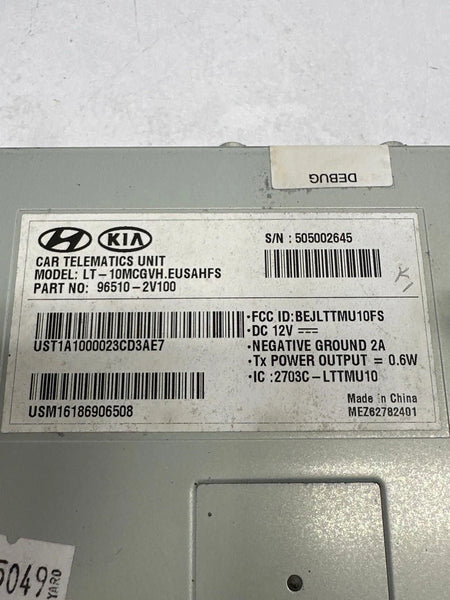 2012 TO 2017 HYUNDAI VELOSTER TELEMATICS CONTROL ASSY US MARKET OEM 965102V100